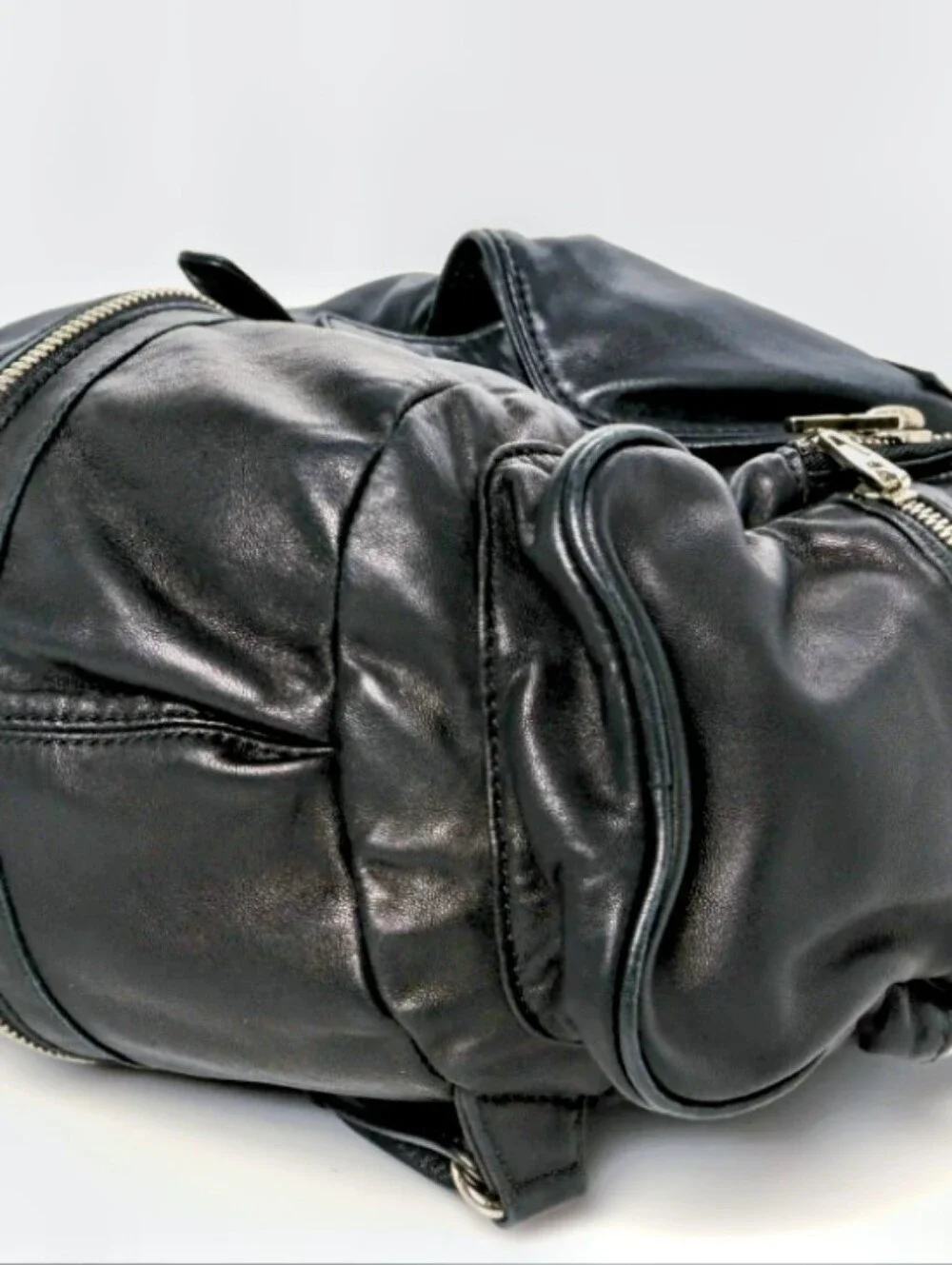 Alexander Wang Black Leather Marti Converible Backpack - Picture 9 of 15
